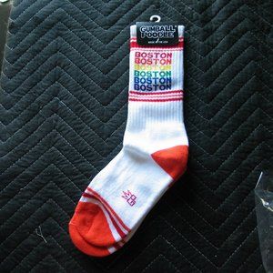 Gumball Poodle Single Pair Boston Crew Socks M/W